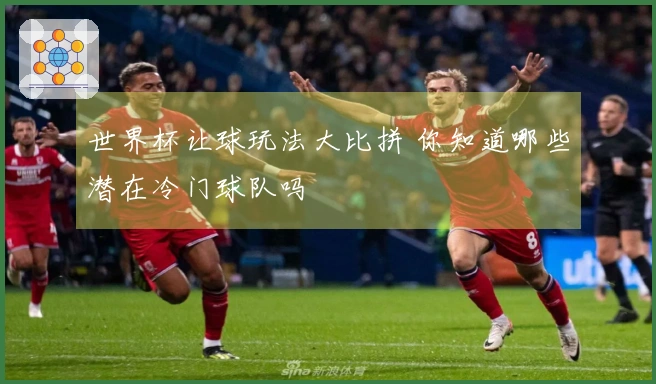 世界杯让球玩法大比拼 你知道哪些潜在冷门球队吗